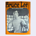 The front cover of the magazine 'Bruce Lee: Secret Kung Fu Diary' features a bright orange border with a black-and-white photograph of Bruce Lee in a martial arts stance. The title is written in large black stylized lettering at the top.