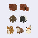 Seiji Kawasaki - Wood Carved Animal Figure Blind Box (Vol. 1)