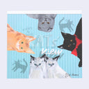 Violet & Claire - Block Memo Pad (Cats' View)