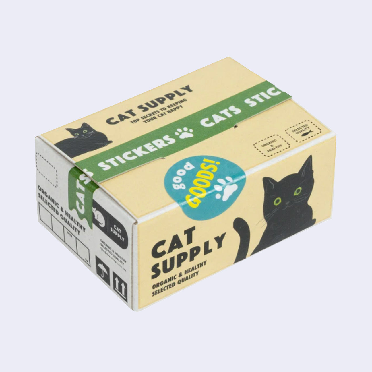 Miniature Shipping Box Flake Sticker Set - Cat Supply – GiantRobotStore