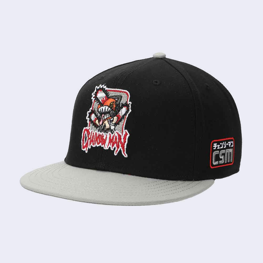 Chainsaw Man Chibi Embroidered Hat (Black) – GiantRobotStore