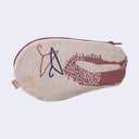 Crow w/ Hanger Zip Pouch/Bag (Purple)