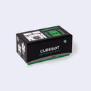 Product packaging of a pair of cubebots, with space theming.