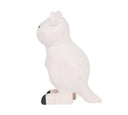 Wooden figurine of a Quokka, standing on its large hind legs.