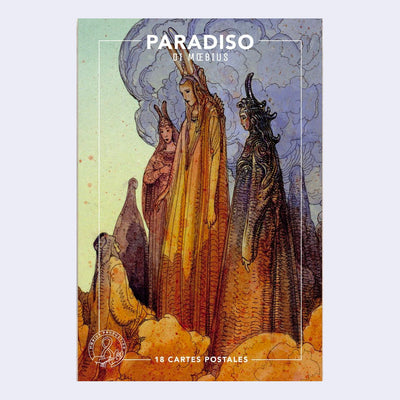 Postcard cover of Moebius' Paradiso.