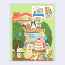 Happy Birthday Dog House - 3D Greeting Card