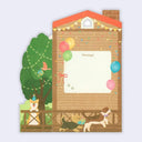 Happy Birthday Dog House - 3D Greeting Card