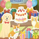 Happy Birthday Dog House - 3D Greeting Card