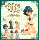 Dollel figure collection packaging with various figures and decorative text.