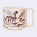 Mug with dragon design on a white background