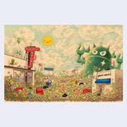 (Preorder) Felicia Chiao - "Giant Robot Cover" Art Print (11 x 17)