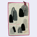 Wolf and Pigs Embroidered Handkerchief Towel
