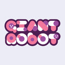 Colorful 'Giant Robot' logo on a light purple background