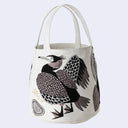 Heron w/ Fish Tote Bag (Beige)