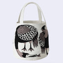 Heron w/ Fish Tote Bag (Beige)