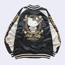 Sanrio - Hello Kitty Sukajan Bomber Jacket (Reversible - Black)
