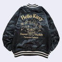 Sanrio - Hello Kitty Sukajan Bomber Jacket (Reversible - Black)