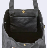 Hello Kitty x Monchhichi Canvas Tote Bag (Black)