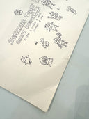 Close up of drawing to show rippling in the paper.