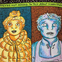 Close up page from a zine, of a colored comic of 2 characters in different panels next to one another and looking scared.