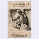 Painted sketch of Giant Robot Issue #1, with a sleeping sumo wrestler on the cover with text around him.