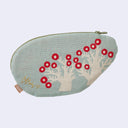 Komodo Dragon Zip Pouch/Bag (Sage Green)