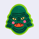 Priscilla Moreno - "Creature from the Lagoon (Face)" Glitter Sticker