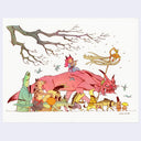 Yokai 2026 - #75 - Liyao Liao - "Procession" Risograph