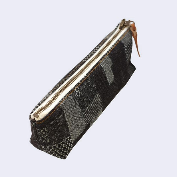 Luddite - Patchwork Denim Fabric Pen Case