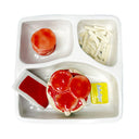 A sculpture made to look like a Lunchables meal for Pepperoni Pizza.