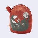 Malay Bear Gusset Zip Pouch/Bag (Orange)