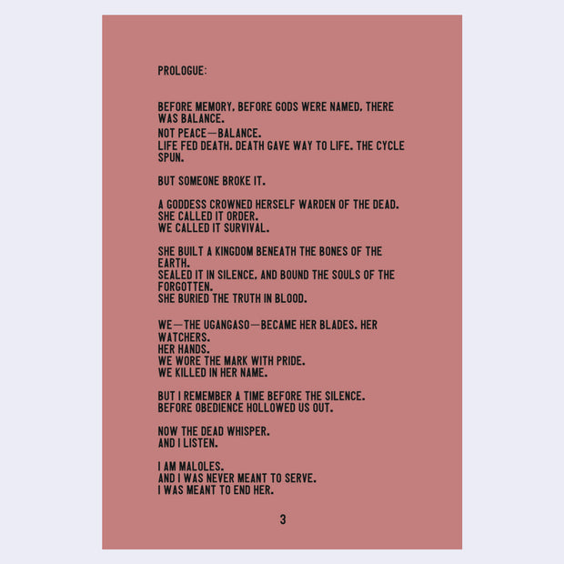 Maloles: The Reckoning - Keeper of the Underworld *Signed*