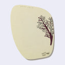 Postcard with a tree design on a light background