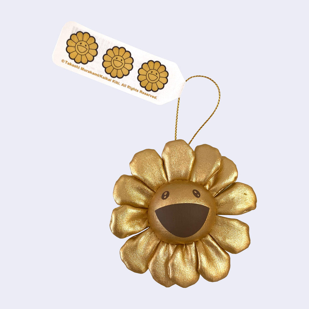 murakami_gold_flower_plush_pin