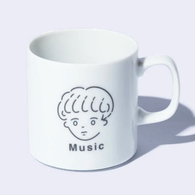 Mino Ware Subculture Ceramic Mug (Music)