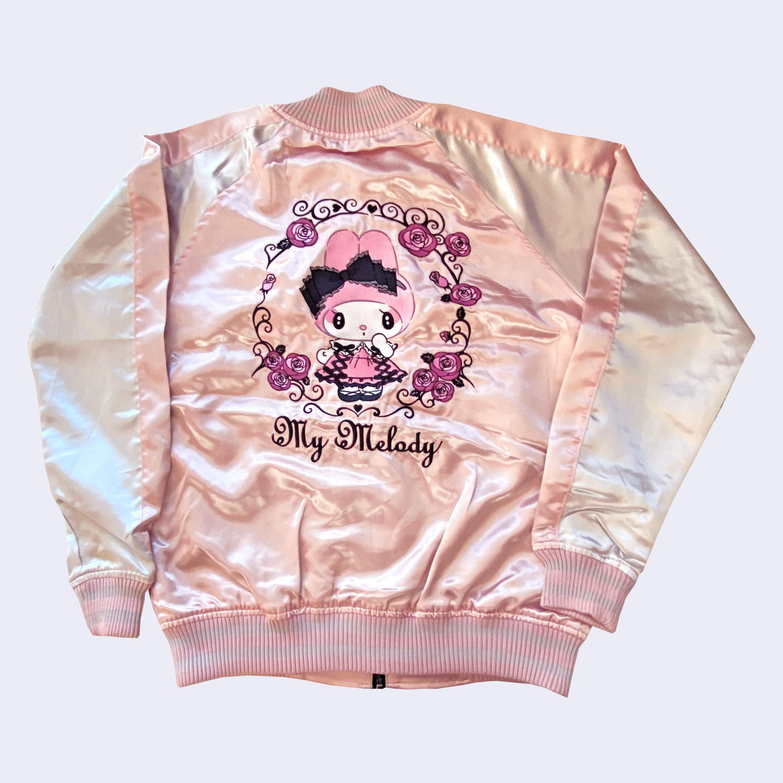 ★RONRON★KUROMI SUKAJAN JACKET Jacket- Kuromi-Embroidery Sukajan Black - Anthony Wang