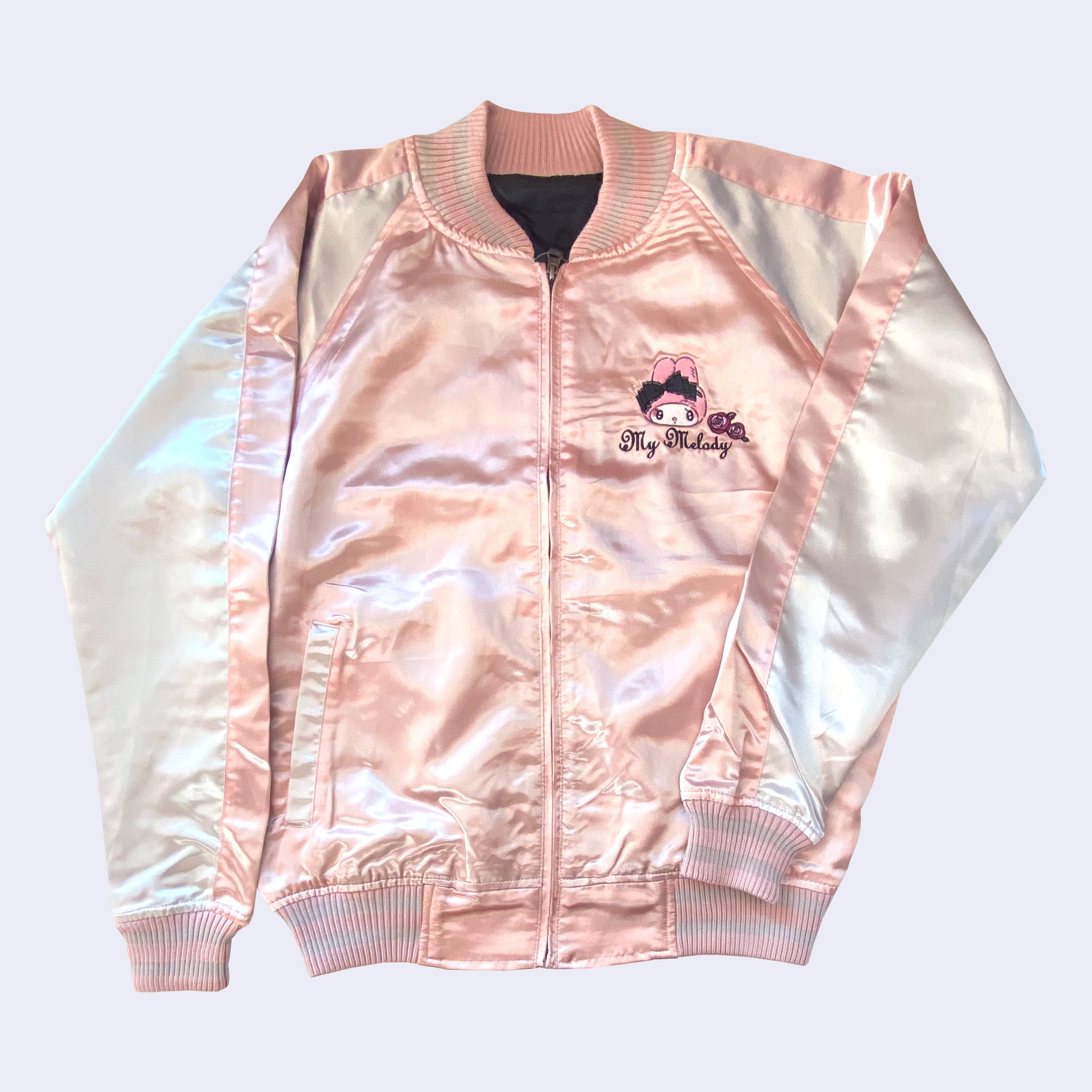 Sanrio - My Melody Sukajan Bomber Jacket (Pink) – GiantRobotStore