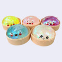 Kawaii Steamed Bun Squishy Stress Toy (Blind Box)