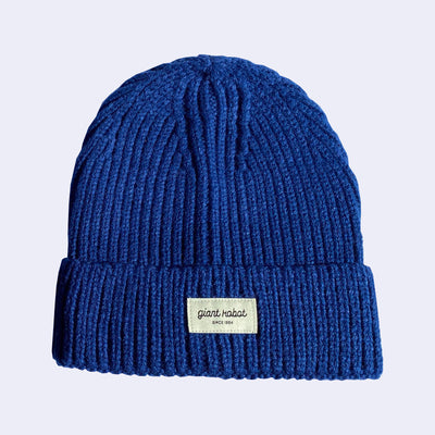 Giant Robot - Embroidered Logo Knit Beanie (Navy Blue)