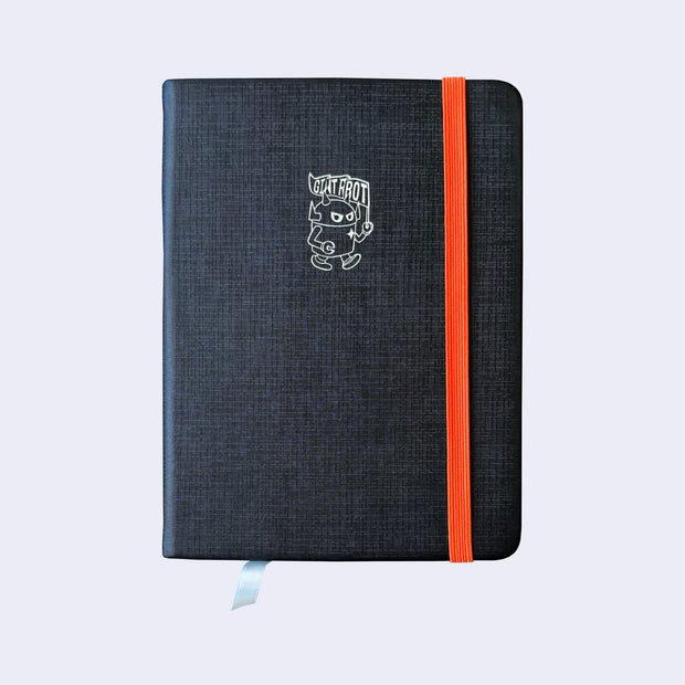 Giant Robot: Hardcover Document Sketchbook - A6 Blank (Black - Woven)