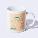 Mino Ware Color Ceramic Mug (Orange)