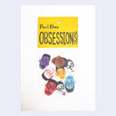 Book cover of 'Obsessions' by Paul Rhee with colorful illustrations on a white background