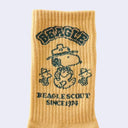 Peanuts - Snoopy Beagle Scouts Crew Socks (Yellow)