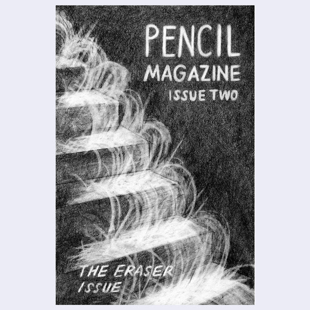 Zine cover titled 'Pencil Magazine Issue Two' with abstract design and text.