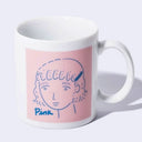 Mino Ware Color Ceramic Mug (Pink)