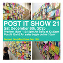 Post-It Show 21 (2025) - READ THE DESCRIPTION! - Artist or Work (by Request)