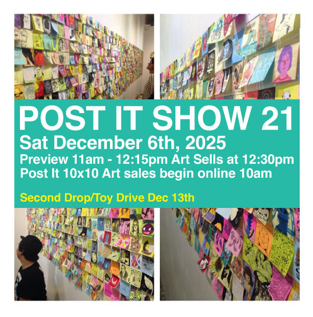 Post-It Show 21 (2025) - READ THE DESCRIPTION! - Artist or Work (by Request)