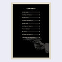 Table of contents for Rakuda Laughs.