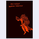 Book cover with red text 'Red Night' and illustration of a person on a black background