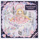 Coloring book cover with a girl in a pink dress surrounded by decorative elements and text 'Romantic Gothic The London Sirosaki Coloring Book'.